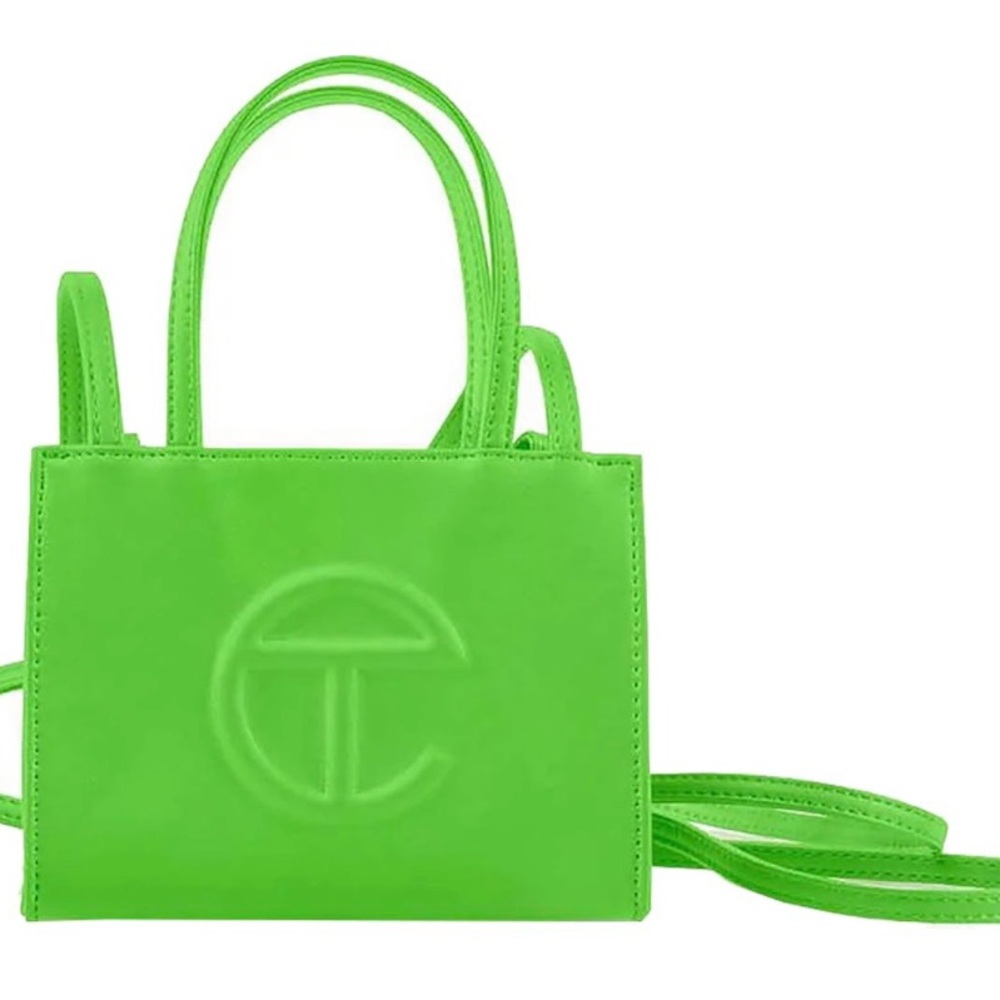 Authentic Small Telfar Bag-Highlighter Green